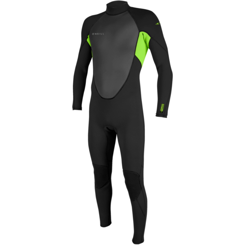 2026 O'Neill Da Uomo Reactor-2 3/2mm Back Zip Muta 5040B - Black / Day Glow